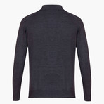 Wilson Woolen Polo Sweater // Anthracite (XL)