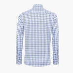 Gardener Checkered Slim Fit Shirt // Blue (M)