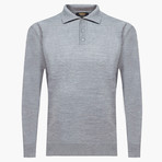 Wilson Woolen Polo Sweater // Gray (S)