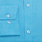 Jonathon Oxford Slim Fit Shirt // Blue (L)
