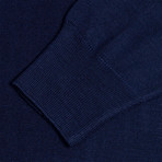 Theodore Woolen Crewneck Sweater // Navy (4XL)