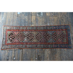Caucasus Runner // Hand Knotted Circa 1910 // 8'0"L x 2'9"W
