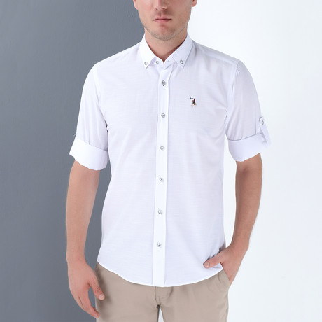Joseph Button-Up Shirt // White (Small)