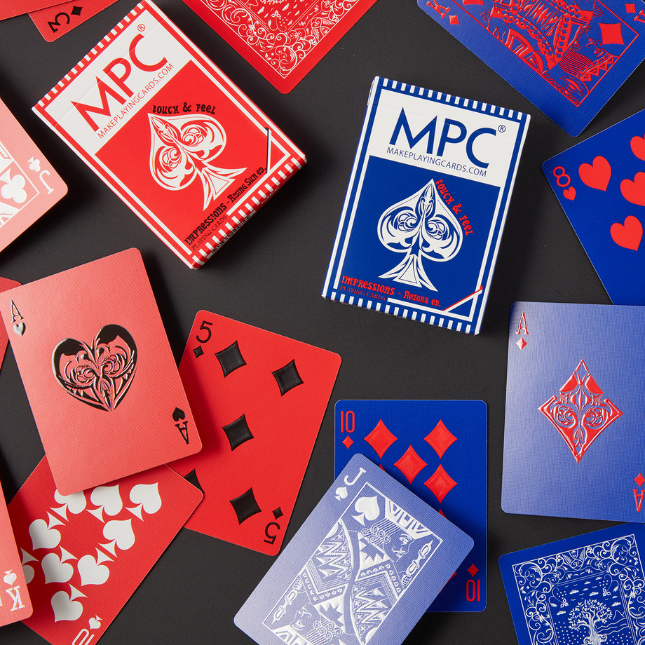 Make Playing Cards Raised UV Ink Decks Touch of Modern