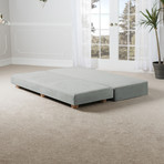 Alon // Velvet Daybed + Fold-Out // Queen (Ivory)