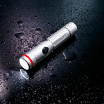 Nano Torch Twist // Compact Flashlight // Silver Aluminum