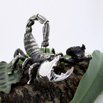 Scorpion Sculpture // Solid Sterling Silver