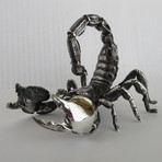 Scorpion Sculpture // Solid Sterling Silver