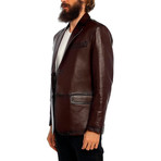 Mallard Leather Jacket // Tobacco (M)