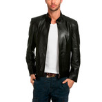Thrush Leather Jacket // Black (XS)