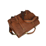 A Midsummer Night's Dream // Leather Briefcase Backpack // Brown