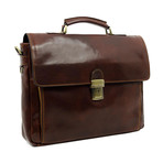 In Cold Blood // Leather Briefcase (Brown)