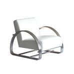 Barron Modern Lounge Chair (Black)