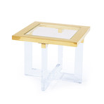 Chloe Collection // Lucite Side Table