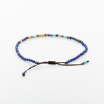Jean Claude Jewelry // Nylon + Lapis Lazuli Bracelet // Multicolor