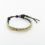 Jean Claude Jewelry // Adjustable Crystal Bracelet // Multicolor