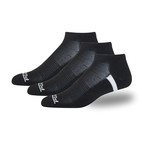 Men's Pro Series Low-Rider Athletic Sock // 6 Pack (Black)