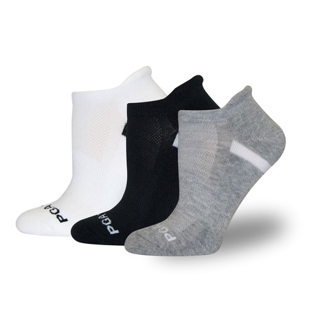 Women's Pro Series No-Show Athletic Sock // 3 Pack (White)