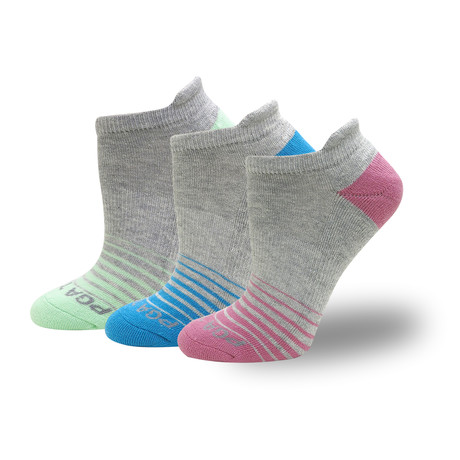Women's Pro Series No-Show Athletic Sock // Mixed // 3 Pack