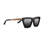 Figure Polarized Sunglasses (Gloss Black + Smoke)