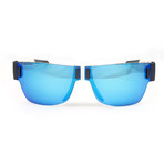 Columbia // Men's Polarized Wahoo Sunglasses // White + Azure