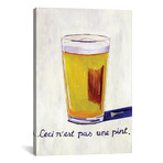 This Is Not A Pint (18"W x 12"H x 0.75"D)
