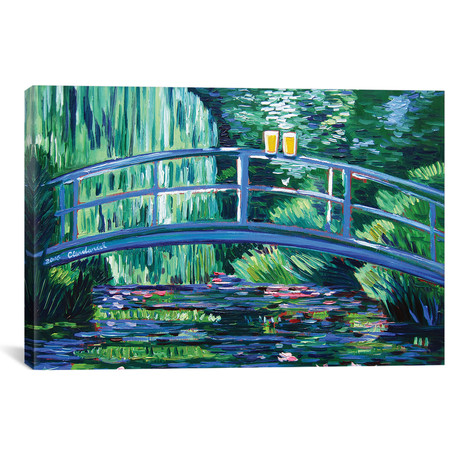 Monet's Beer Garden (12"W x 18"H x 0.75"D)