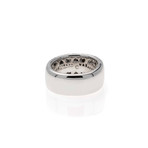 Crivelli 18k White Gold Diamond Band Ring // Ring Size: 7