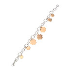 Crivelli 18k Two-Tone Gold Diamond Chain Bracelet