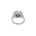 Crivelli 18k White Gold Diamond + Onyx Ring // Ring Size: 6.75