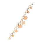 Crivelli 18k Rose Gold Diamond Chain Bracelet