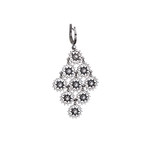 Crivelli 18k White Gold Diamond + Black Diamond Earrings II