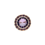 Crivelli 18k Rose Gold Diamond + Amethyst Ring // Ring Size: 6.5