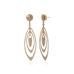 Crivelli 18k Rose Gold Diamond Drop Earrings