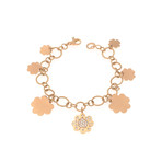 Crivelli 18k Rose Gold Diamond Chain Bracelet