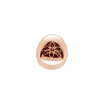 Crivelli 18k Rose Gold Diamond Ring II // Ring Size: 7