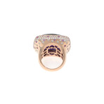 Crivelli 18k Rose Gold Diamond + Sapphire Ring // Ring Size: 6.25