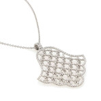 Crivelli 18k White Gold Diamond Pendant Necklace II