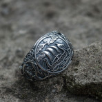 Urnes Ornament + Viking Ship Ring (9)