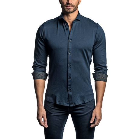 Long Sleeve Shirt // Navy (S)