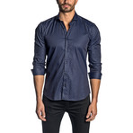 Andy Long Sleeve Shirt // Black + Blue Plaid (XL)