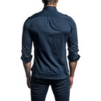 Long Sleeve Shirt // Navy (L)