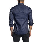 Andy Long Sleeve Shirt // Black + Blue Plaid (M)