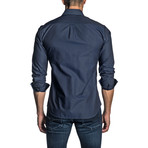 Long Sleeve Shirt // Navy + Multicolor (2XL)