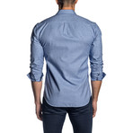 Long Sleeve Shirt // Blue Mouline (3XL)