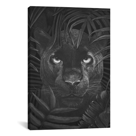 Panther In Jungle // Valeriya Korenkova (12"W x 18"H x 0.75"D)