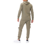 Jamie Tracksuit + Zipper Pockets // Olive Green (Small)