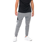 Samuel Embroidered Joggers // Gray (Small)