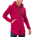 Jesse Zip-Up Hoodie // Red (Small)