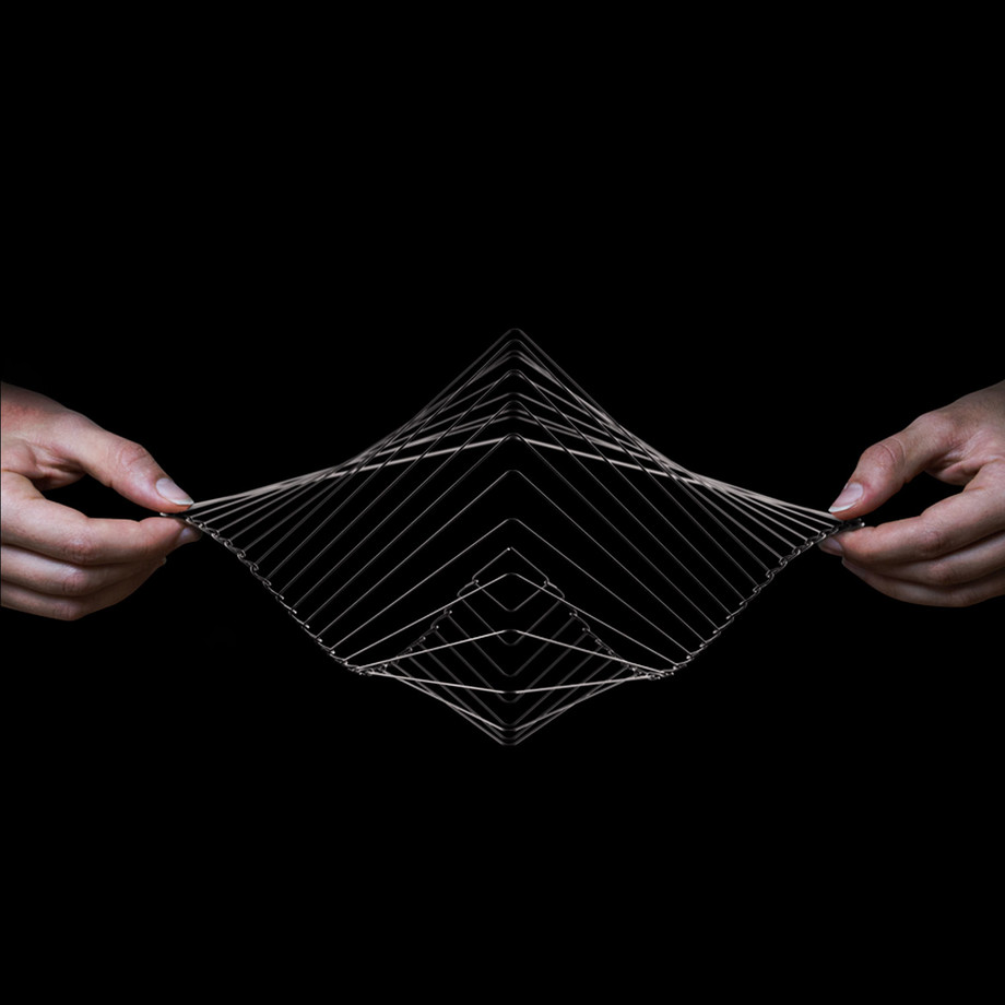 Atellani - Square Wave Kinetic Spinner - Touch of Modern